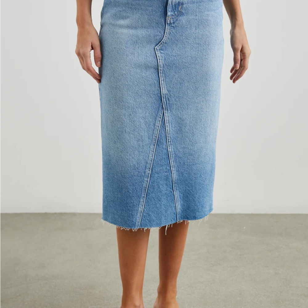 Denim Midi Skirt